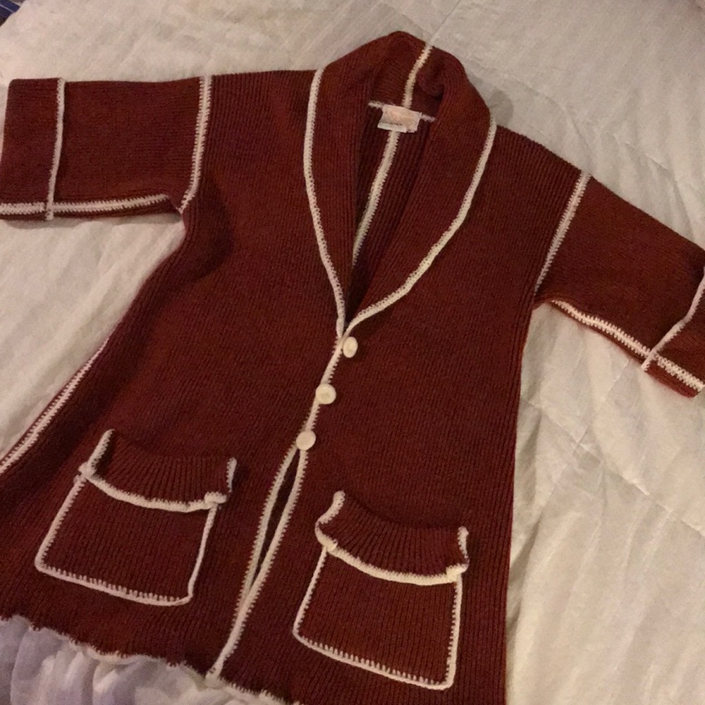 Vintage 📺 Boho Knit Cardigan